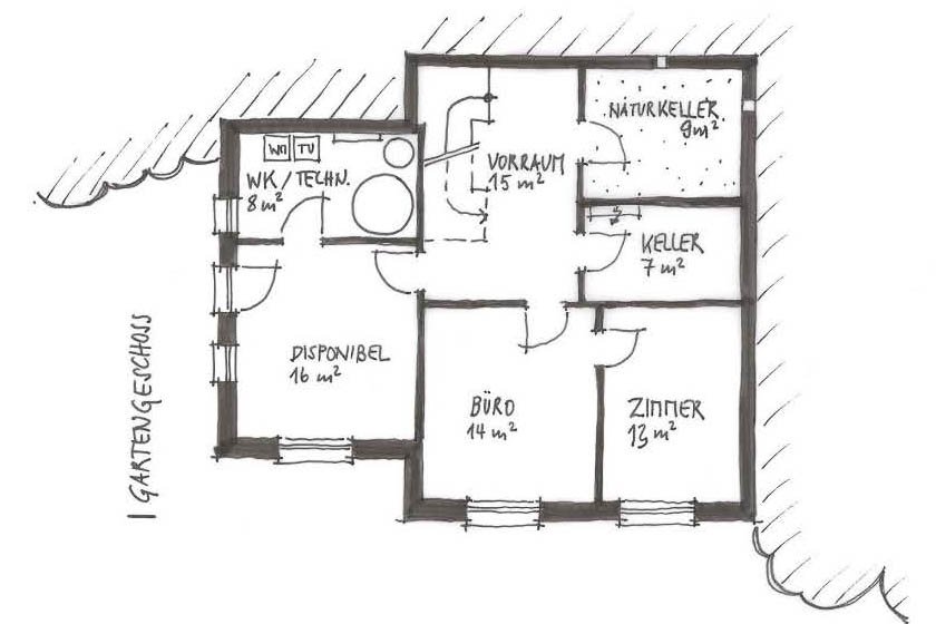 Floor plan: Garden floor