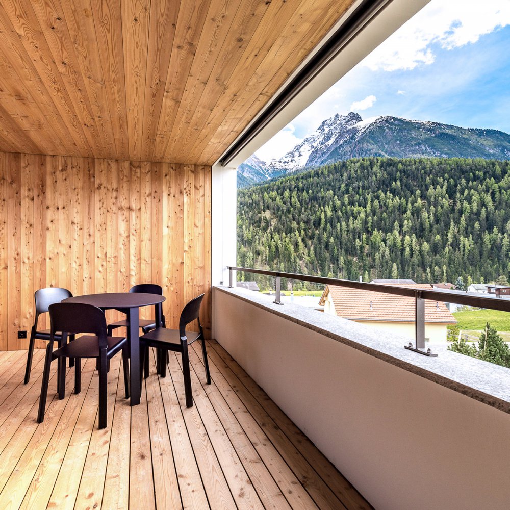 Monolit Scuol | Terrasse